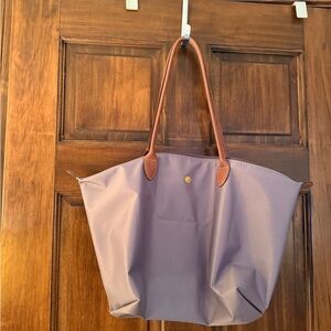 Purple LongChamp Tote